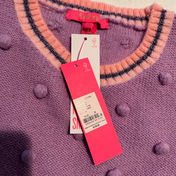 LILLY PULITZER LAVENDER SWEATER NEW WITH TAGS - Picture 2 of 3